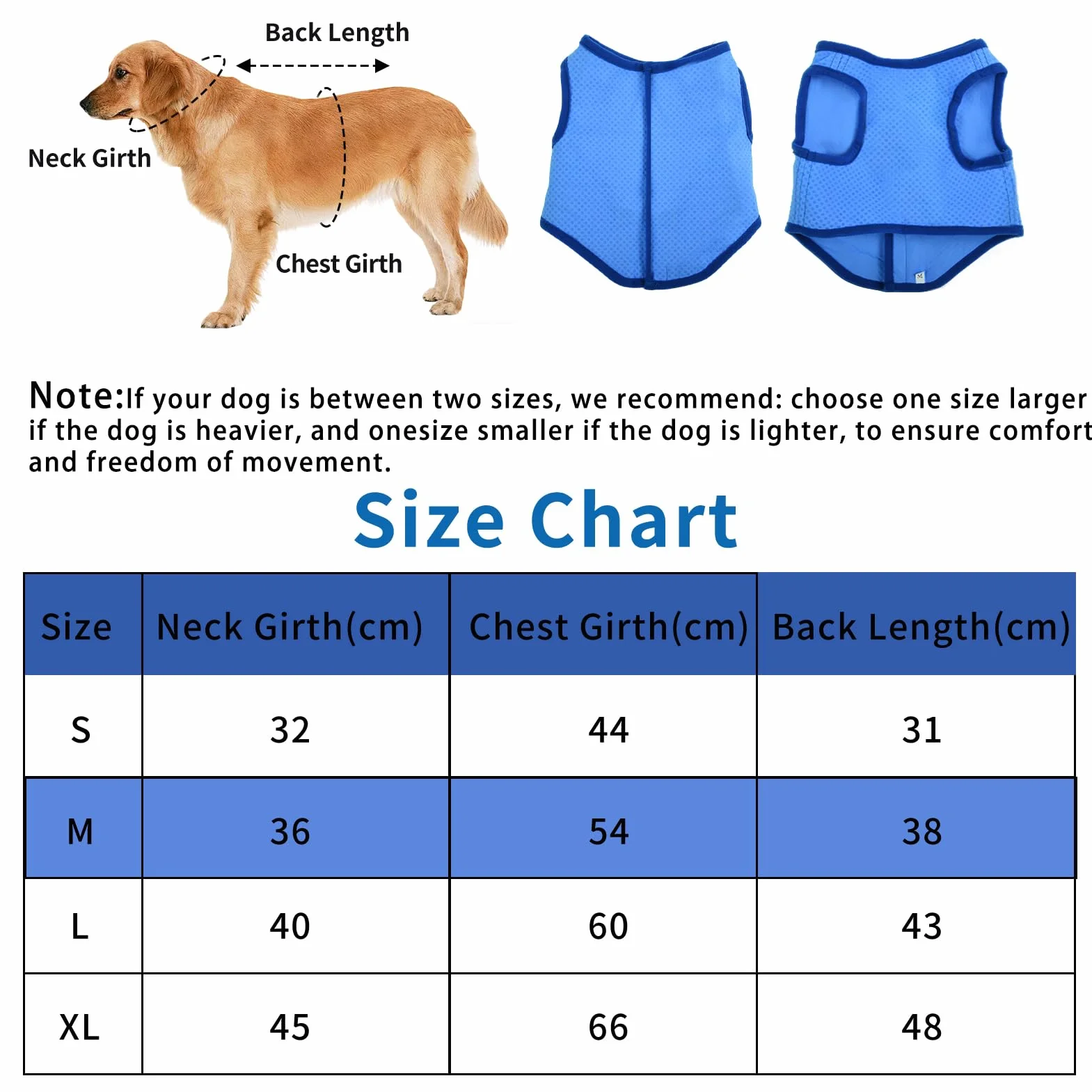 Maglia Refrigerante Cane, Traspirante Gilet Rinfrescante Cane, Fresco e Confortevole Gilet Refrigerante per Cani, Cappotto Rinfrescante Animale, per L'estate, Animali Domestici di Tutte le Taglie (M)