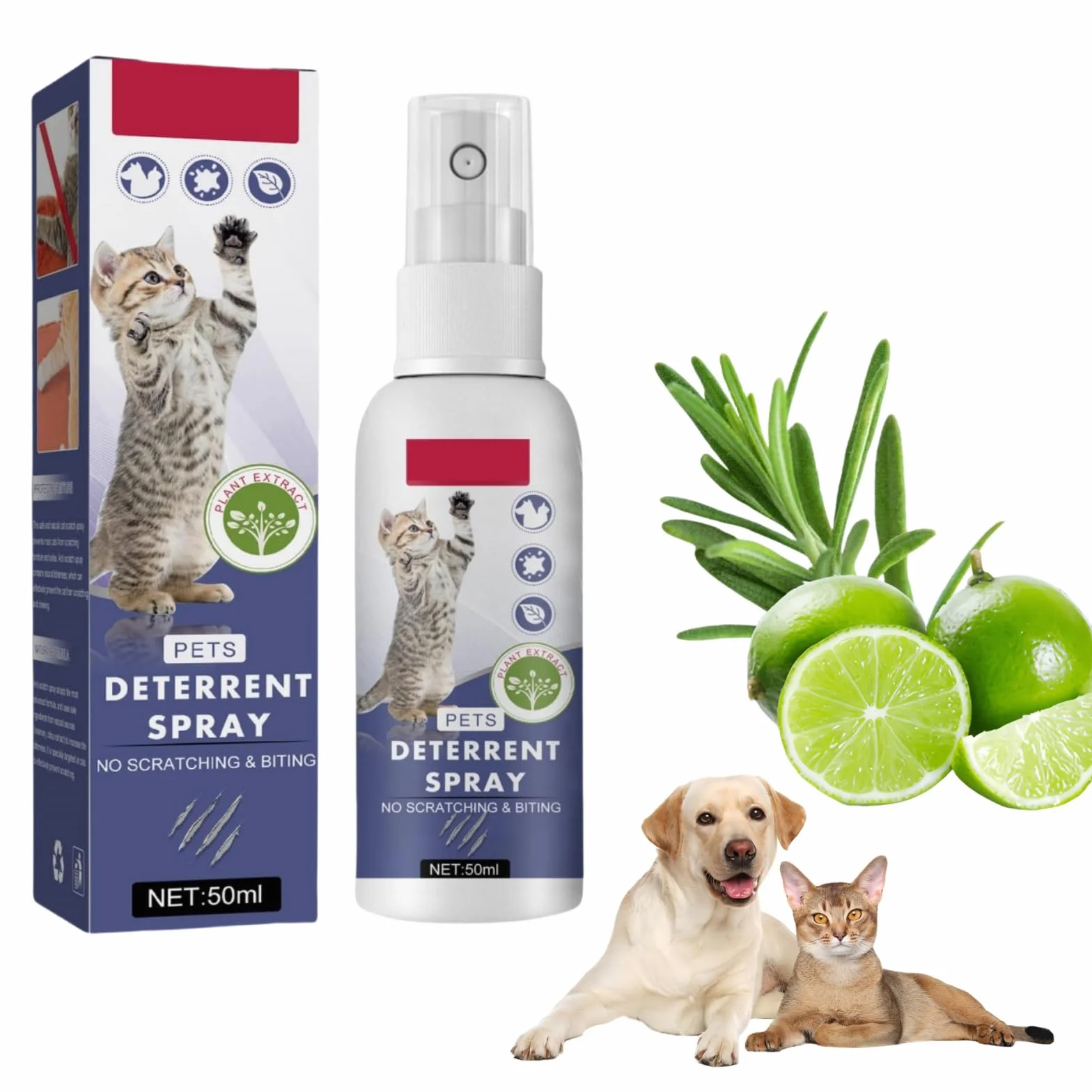Repellente per Gatti,Spray AntiGraffio,Spray Disabituante Gatti,Spray AntiGraffio per Gatti,Spray Anti Graffio Gatto,Spray AntiGraffio per Animali Domestici,Cats Anti-Gatti Spray,50ml
