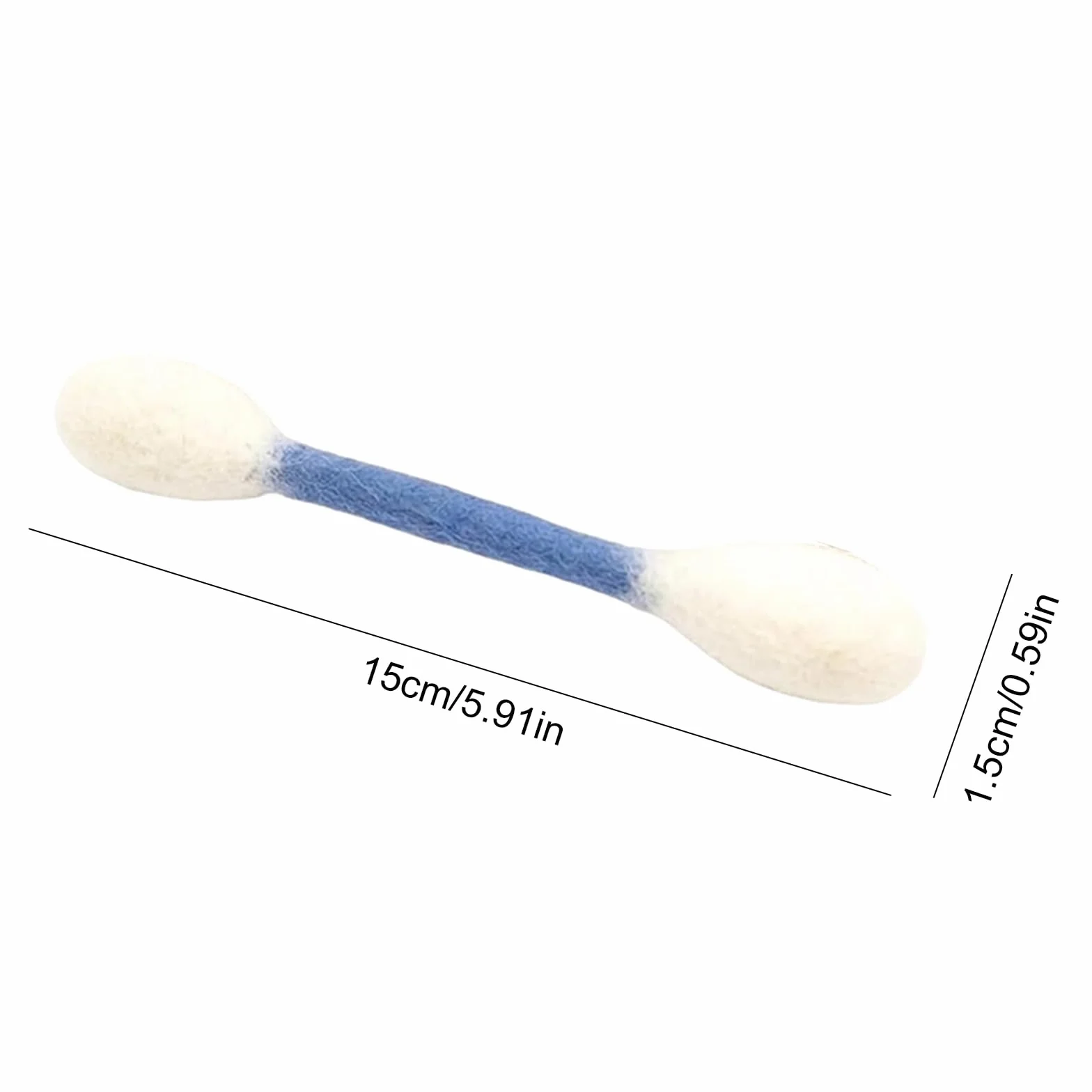 Cotton fioc Giocattoli per Gatti con Erba Gatta, Confezione da 6 Bastoncini Giganti per Masticare i Cuccioli, Giocattoli Interattivi in Feltro, Corda per Denti Resistente, Ideali per Gatti Interni