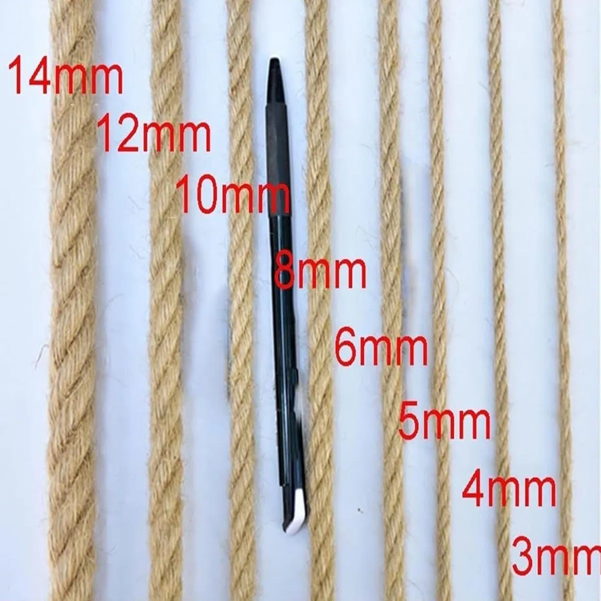 Rete in corda di canapa per supporto per piante da giardino, rete in fibra naturale da 3 x 4 m, per arrampicata interna/esterna, sicurezza per ringhiere di balconi e scale