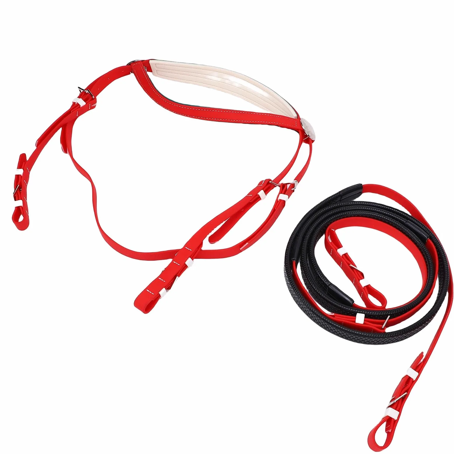 Capezza Equina in Nylon e Pelle PU in PVC, Copricapo per Cavallo dalla vestibilità Comoda, Controllo sui Movimenti Virata Equina, Ideale per Competizioni, Allenamento Quotidiano e Lezioni di