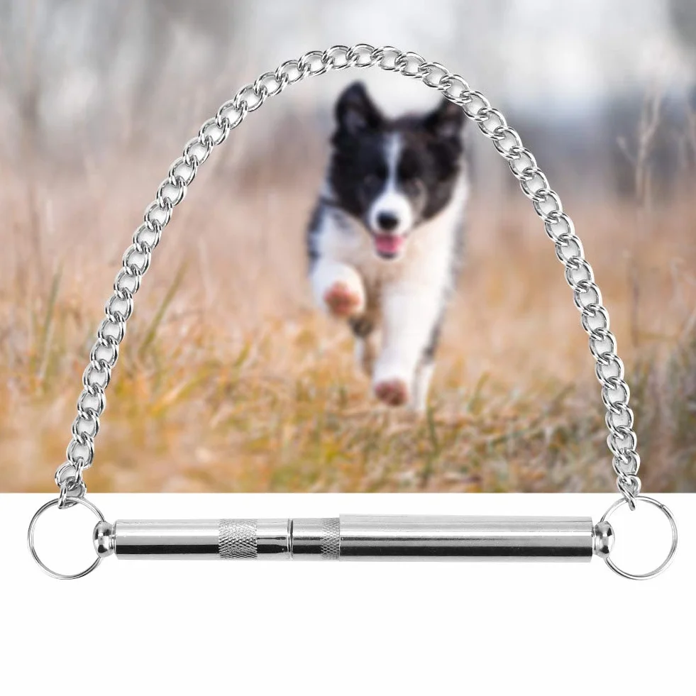 Fischietto per Cani, Fischietto per Cani Ad Ultrasuoni in Acciaio Inossidabile per Smettere di Abbaiare Il Cane dei Vicini, Fischietti Professionali per Addestramento Cani con