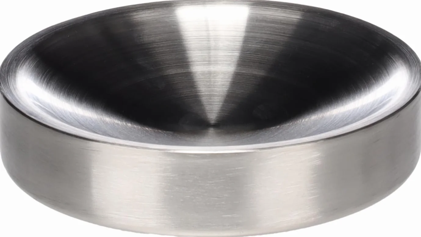 Ciotola per gatti in acciaio inox argento antiscivolo 110ml