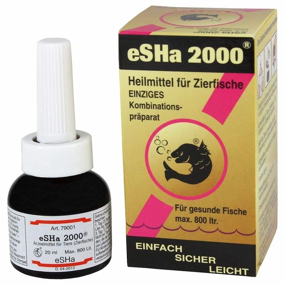 ESHA 2000 - Preparato combinato da 20 ml per 800 litri, per infezioni batteriche, mucose, vermi e parassiti