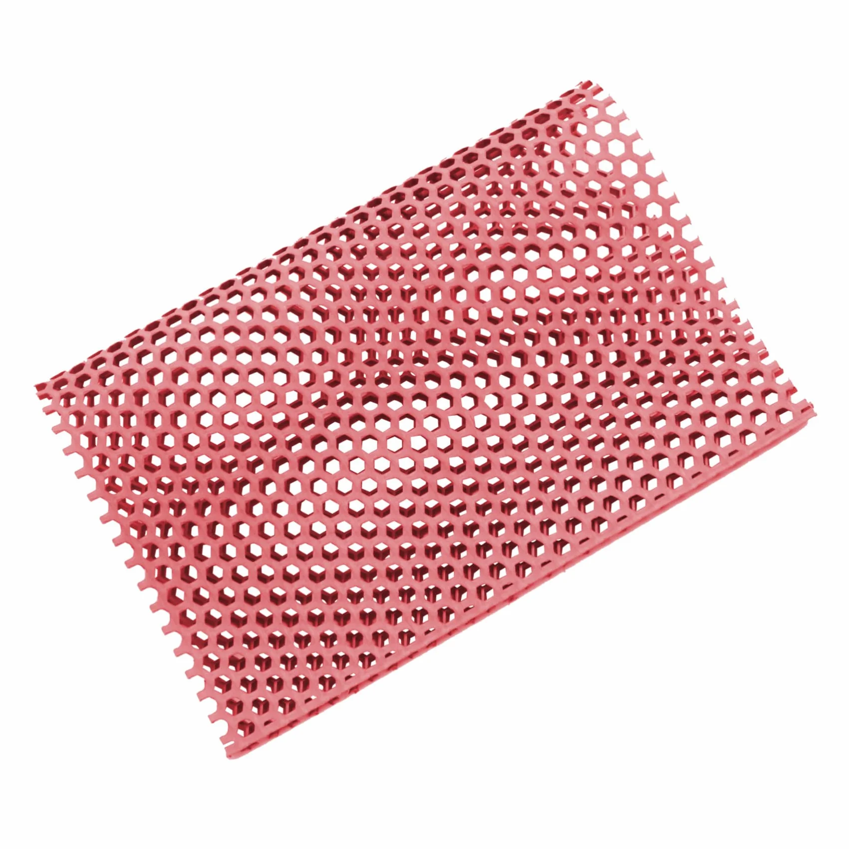 Tappetino Base Isolante per Gabbia in Pvc per Cani Bordi Arrotondati Accessorio Veloce Drenaggio Dell'urina per Recinto Animale Domestico per Cuccia Rossa