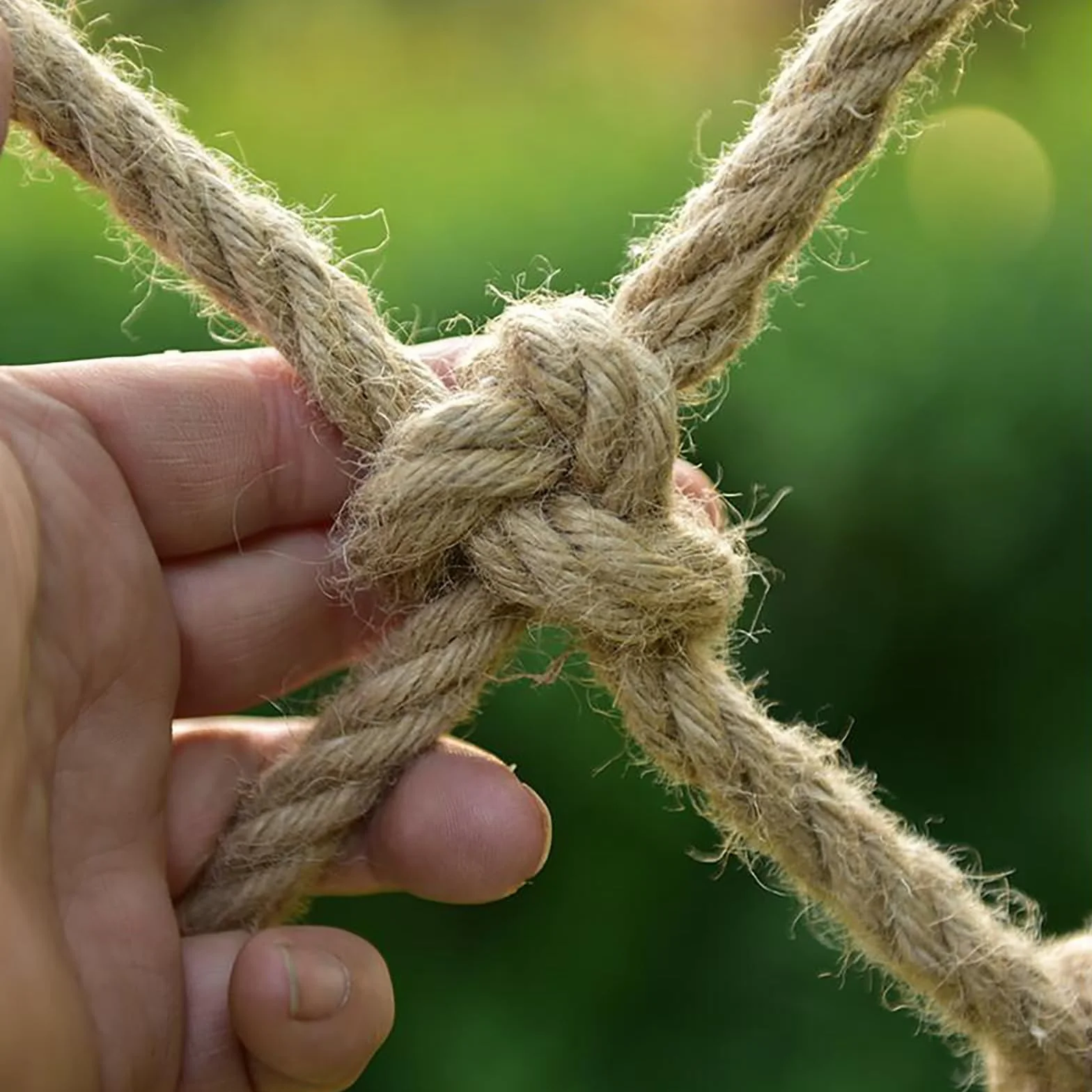 Rete Tessuta A Mano, Rete di Protezione in Corda di Canapa, Rete di Sicurezza per Parchi Giochi in Iuta Naturale con Varie Misure Disponibili(Size:1x3m)