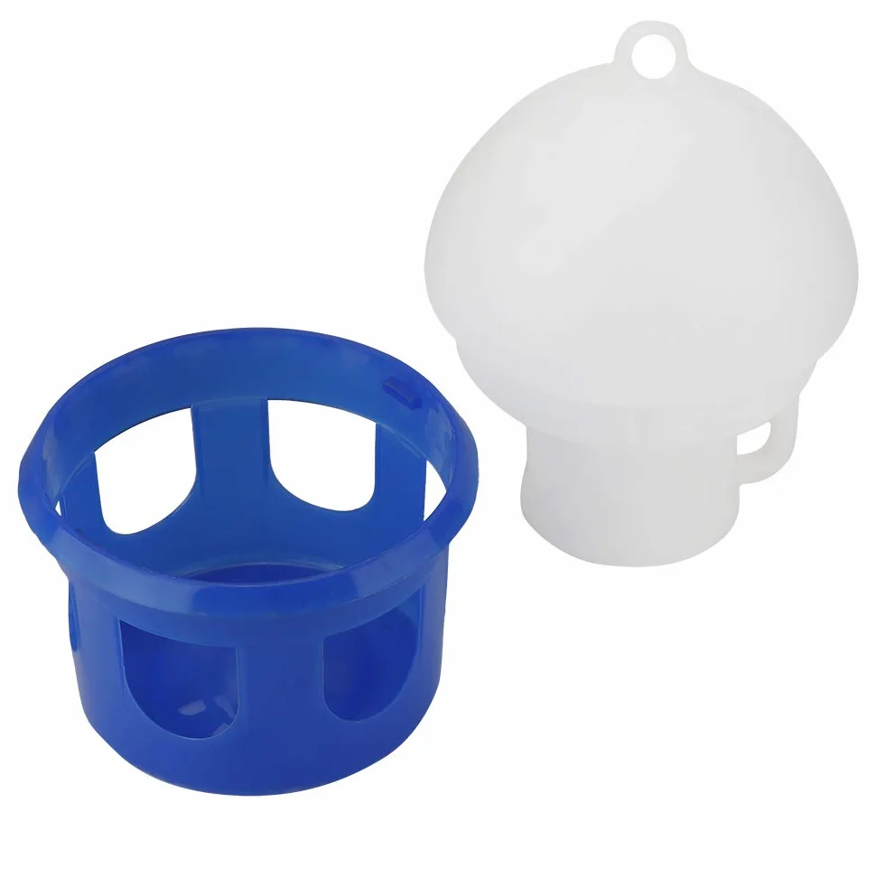 Yolispa Distributore di Acqua Mangiatoia per Piccioni Uccelli Abbeveratoio Automatico Grande capacità (2L)