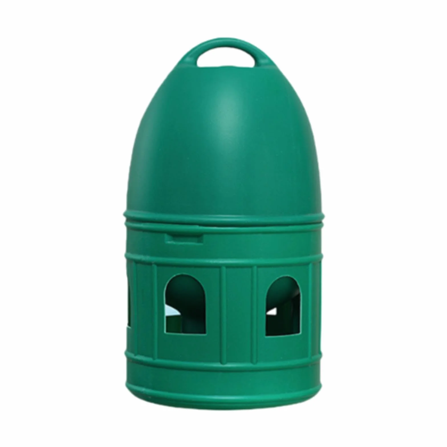 predolo Abbeveratoio per Uccelli/Anatra Pollo Quaglia Distributore d'Acqua Alimentatore Automatico con Manico sospeso/Abbeveratoio di Grande capacità, Verde 3L