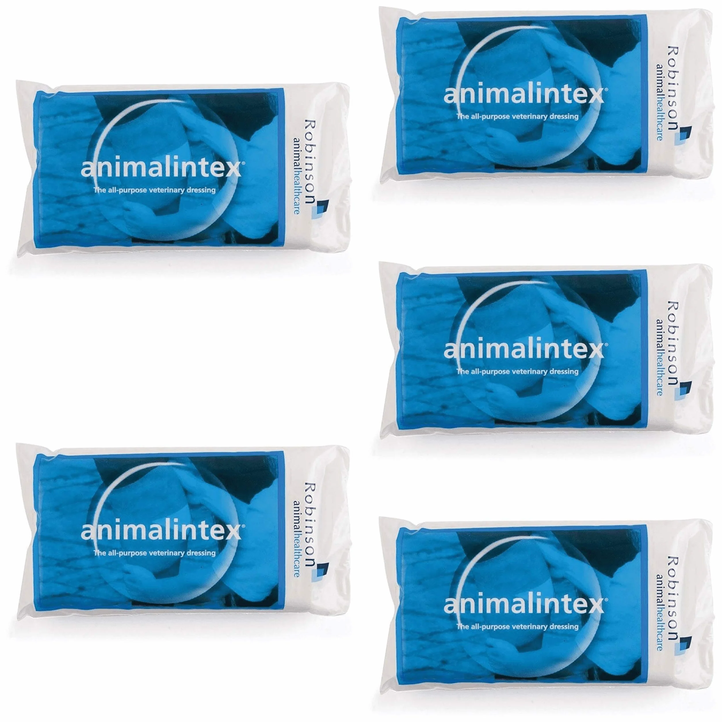 Animalintex - Poultice x 5 confezioni per ferite, ascesso o zoccoli