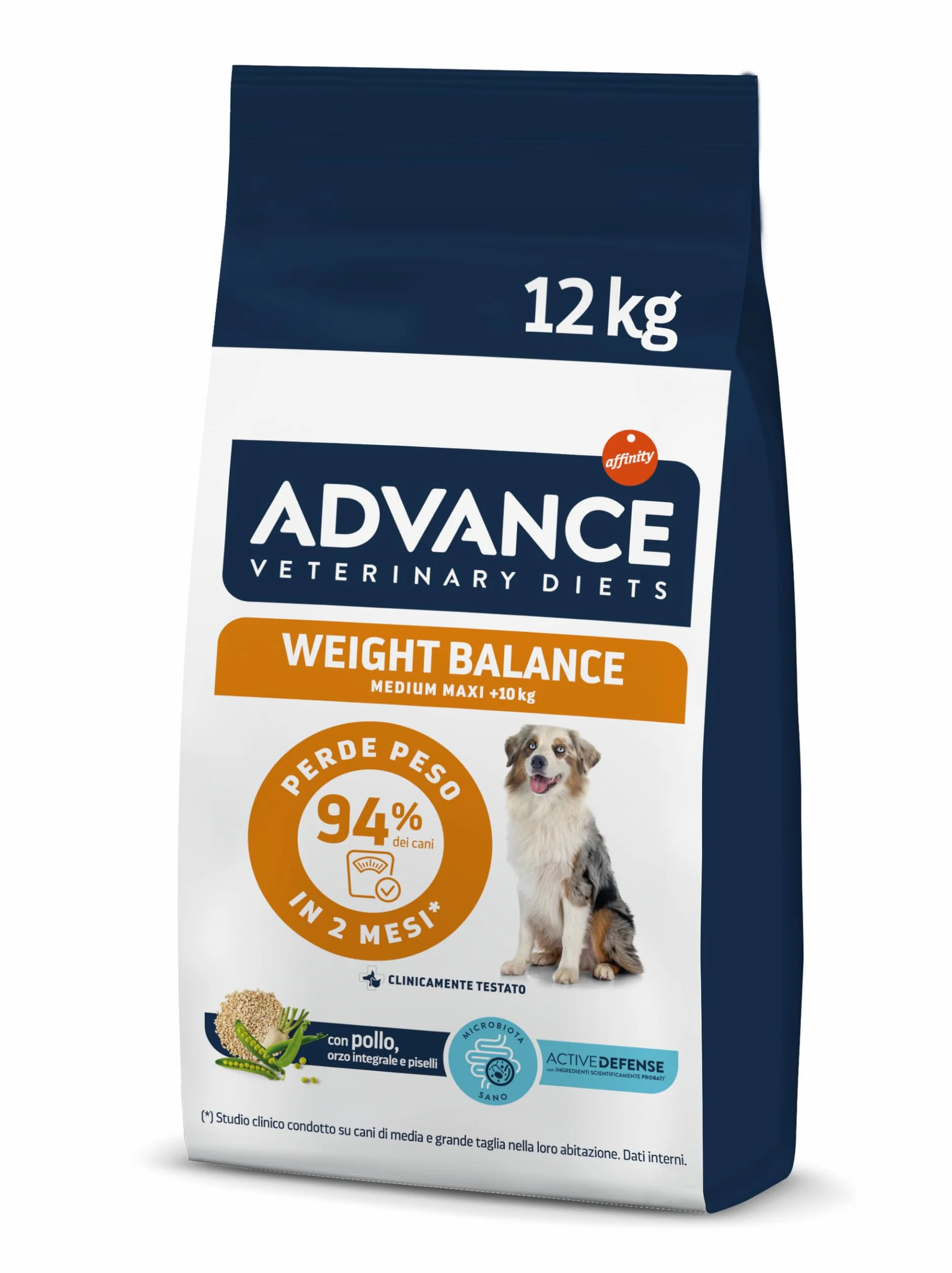 Advance Veterinary Diets Weight Balance Medium-Maxi Cibo per Cani 12kg