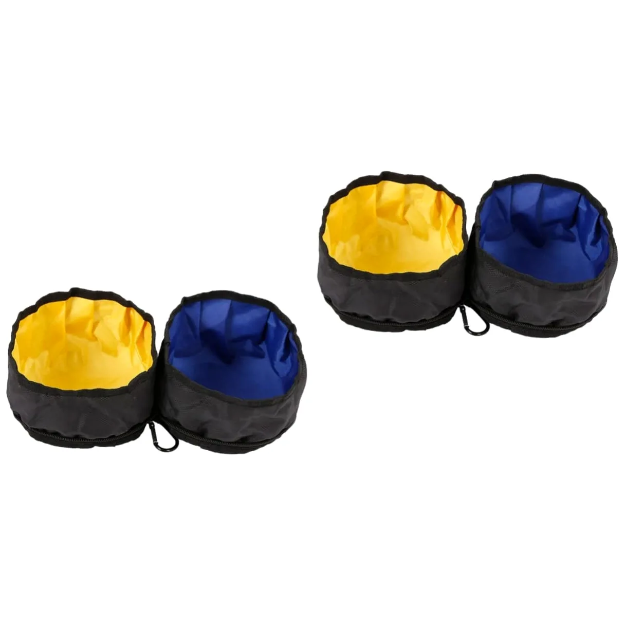 YARNOW 2 Pz Ciotole Doppie Per Animali Domestici Ciotole Impermeabili Per Cani Pieghevoli Per Animali Domestici Tazza Espandibile Pieghevole Viaggiare Prodotti Per i Piega