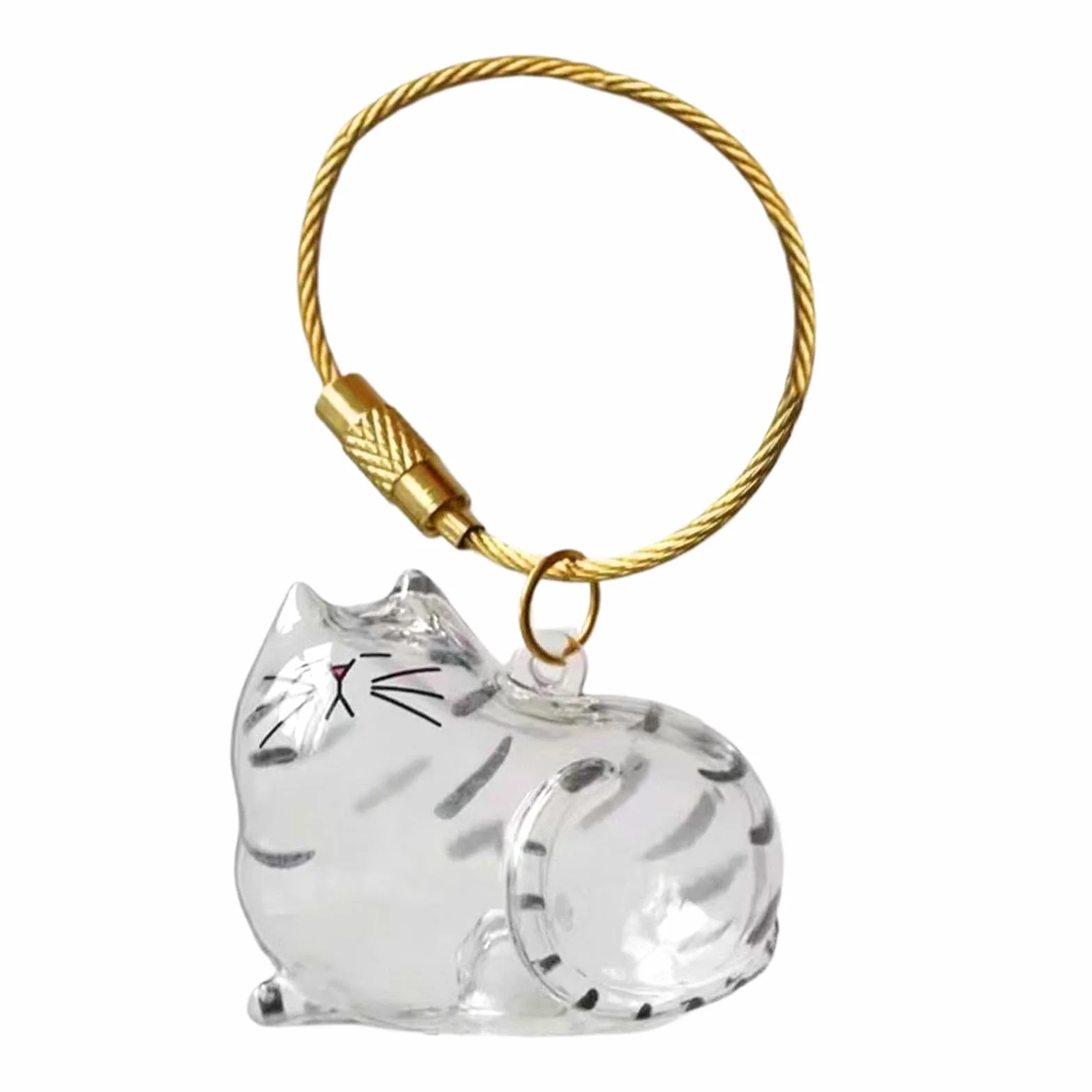 Pendaglio Portapeli di Gatto Accessorio Portachiavi per Ricordo di Cane Ciondolo Memoriale Porta Peluche