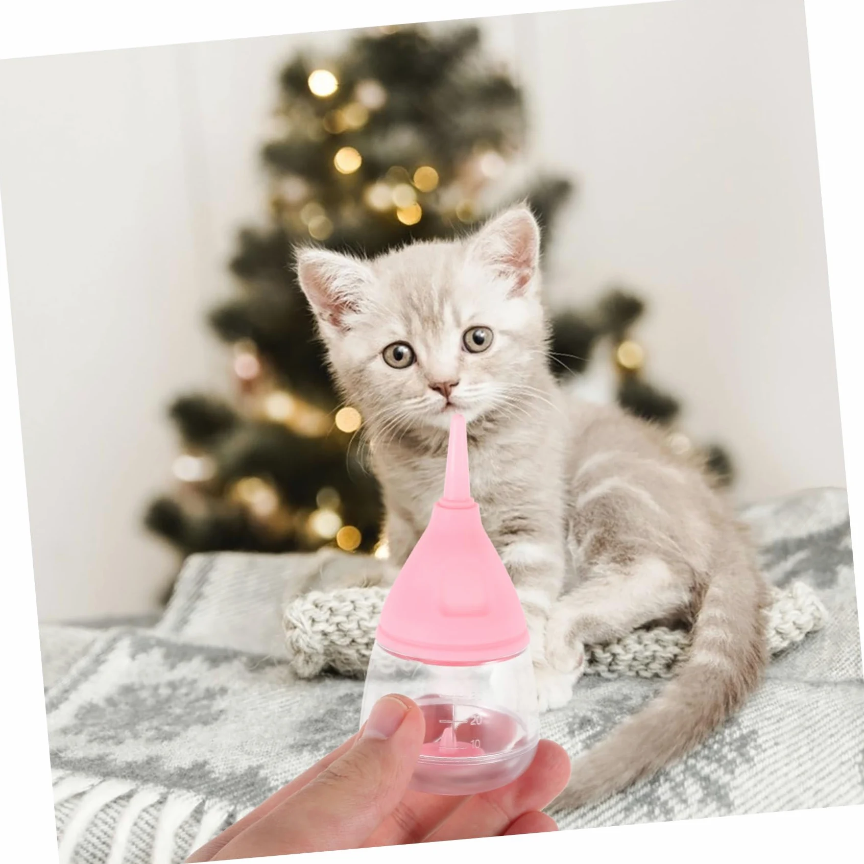 Sosoport 3pezzi Bottiglia per Allattamento per Cuccioli e Gattini Kit con Valvola Antiusura capacità Ottimale per Prevenire Sovralimentazione Materiale Sicuro e Leggero Facile da Pulire e