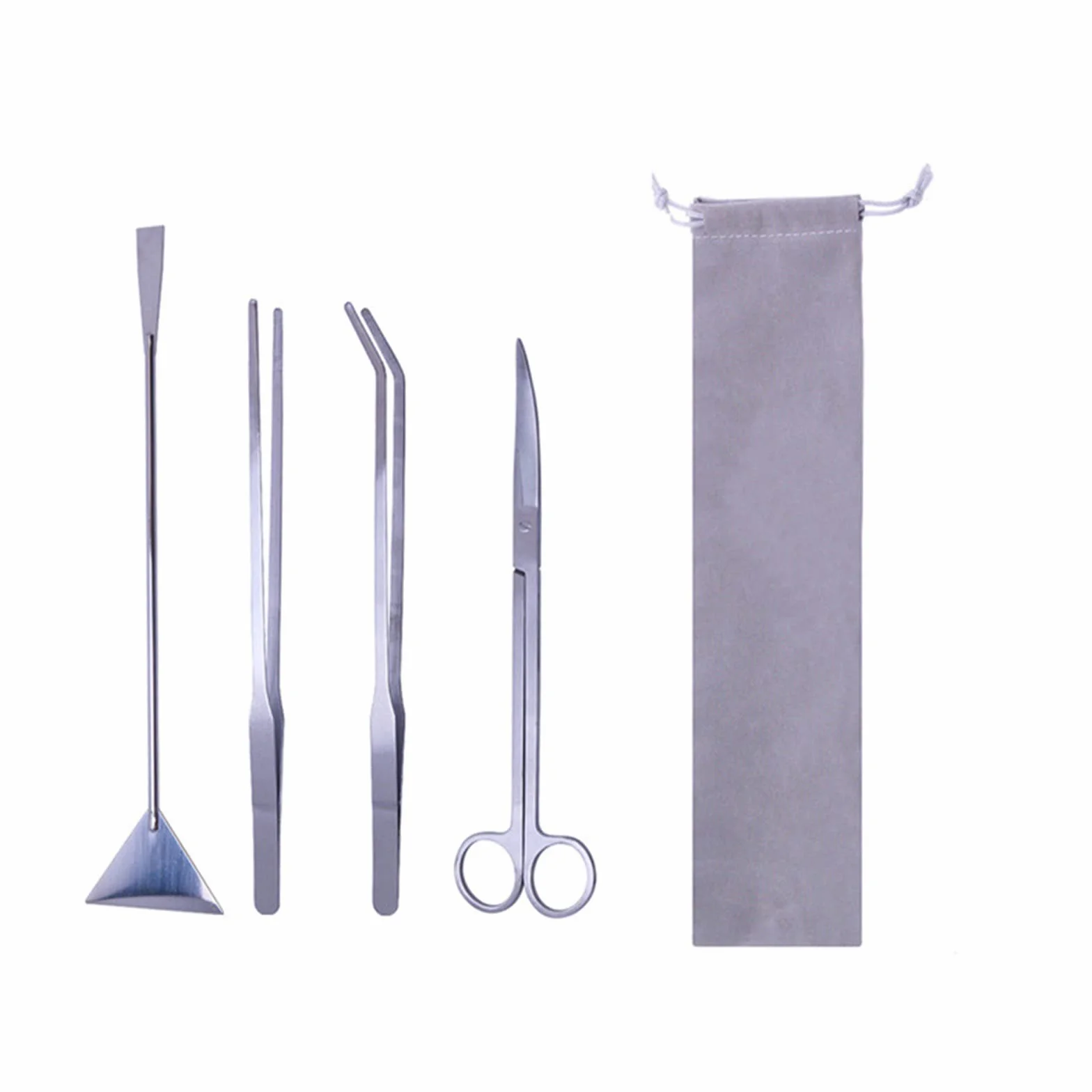 Strumenti per acquario 4 in 1 Strumenti per acquari Aquascaping Forbici per acquario Raschietto per acquario Pinzette per pesci Starter Kit e piante d'acquario