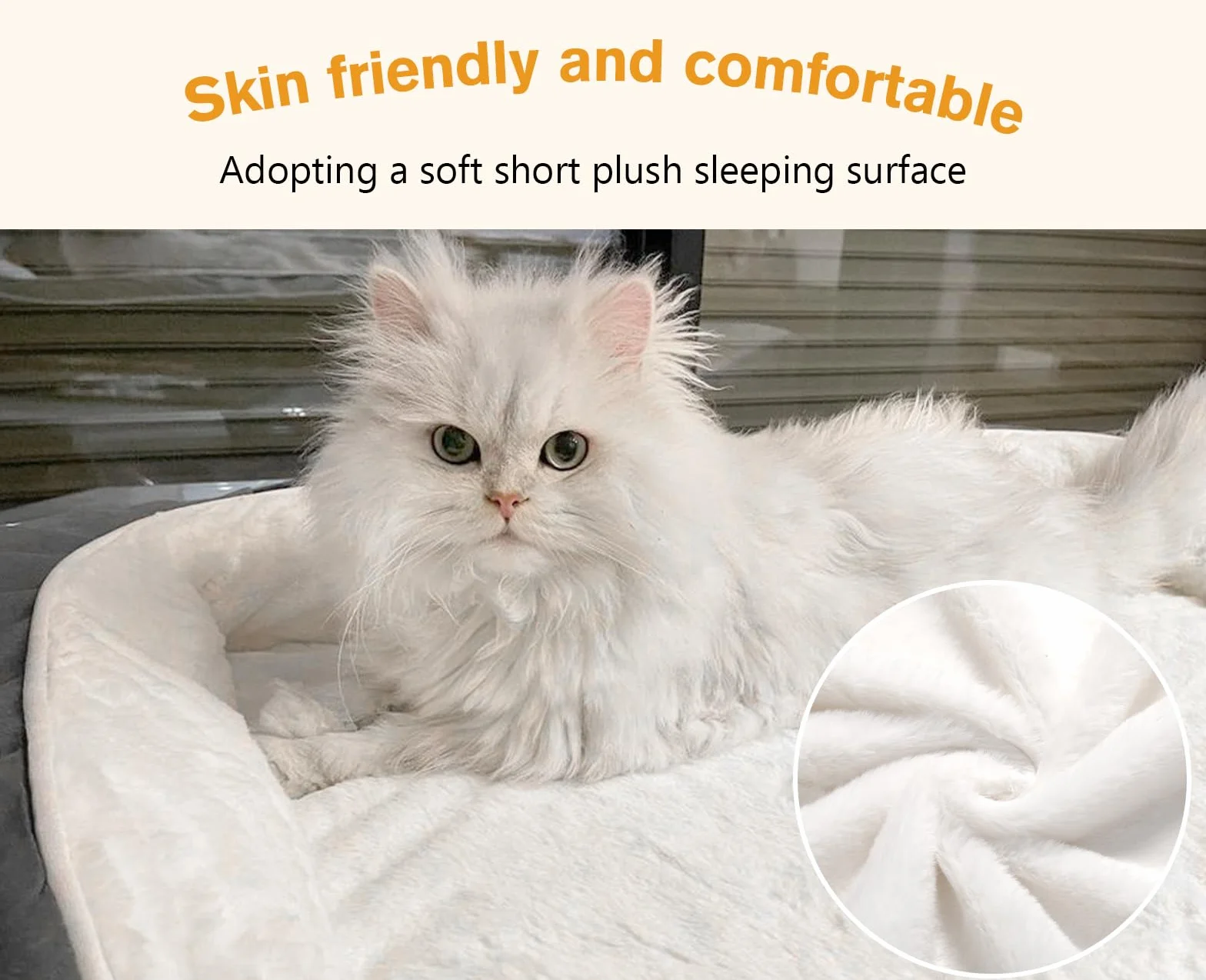 Pecute Cane gatto sfoderabile (M 76 × 46 × 18 cm), disponibile in tutte le stagioni, cuscino cane ortopedico | in schiuma per cassa per uova, letto per cane | con 3 supporti laterali, divani per cani