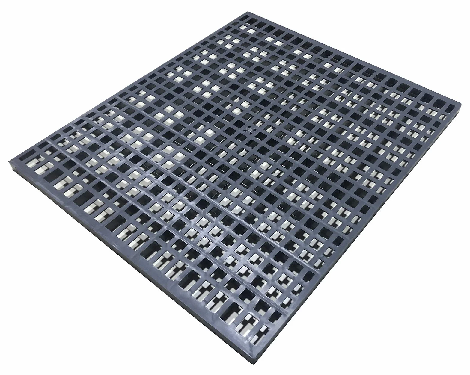 Conigli Fondo Posatoio Monoblocco in PVC per Gabbie Conigliere. Kit da 2 Pezzi. Omaggio Guanti da Lavoro in NBR. Cm 45,6 x 54,3 x H 1,9