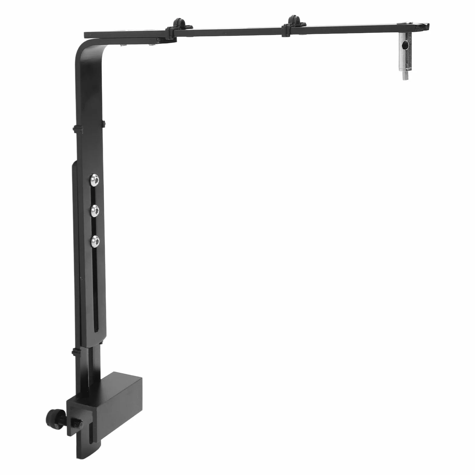 Supporto per Lampada Acquario, Staffa di Montaggio Universale in Nero per Illuminazione Vasca dei Pesci, Supporto Regolabile per Luci