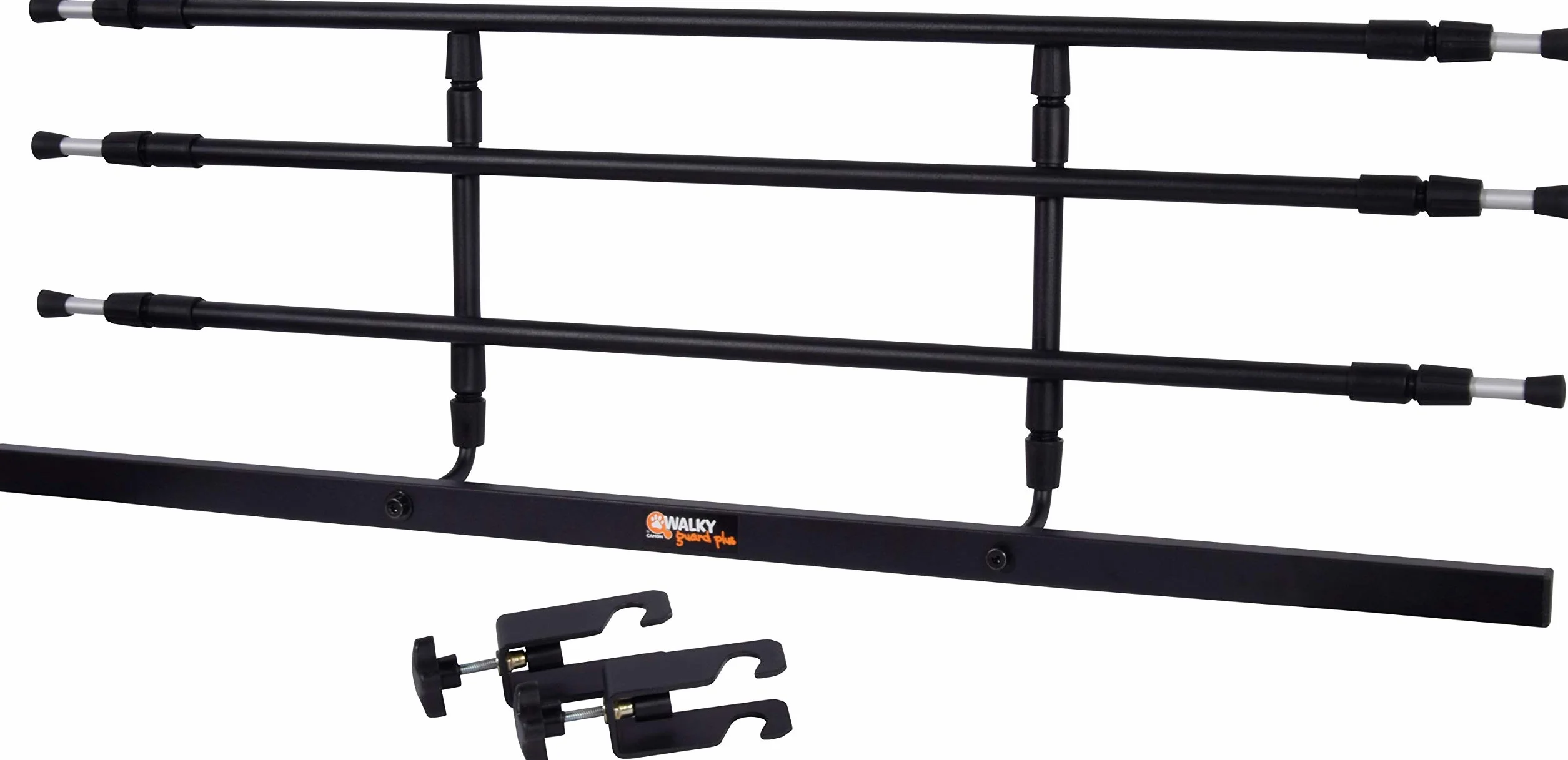 dobar Walky Guard 62201 - Griglia divisoria Robusta per Bagagliaio, Adatta a Qualsiasi Auto, 29-45 x 85-152 cm, Colore: Nero