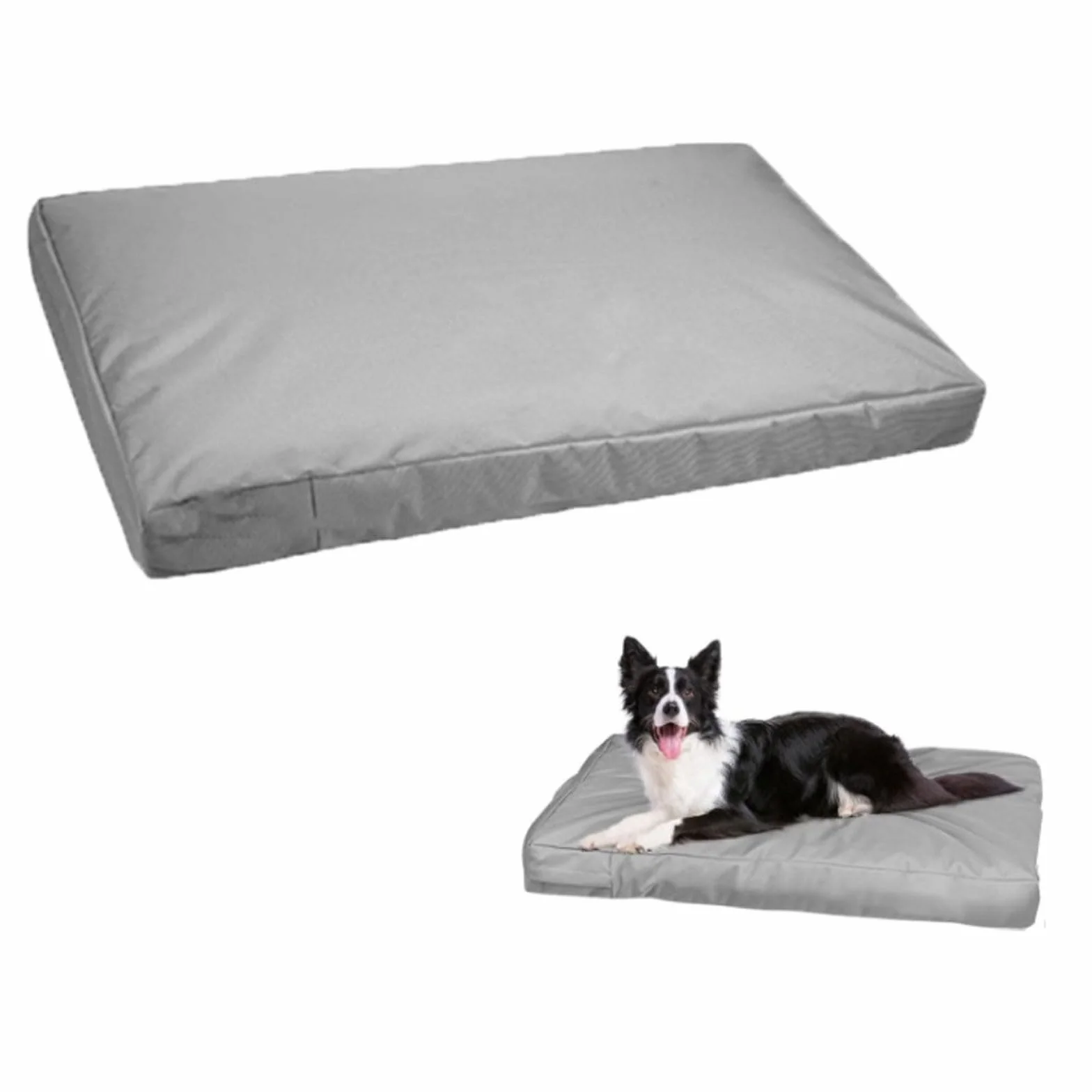Copertura per letto per animali domestici in Oxford 210D, impermeabile e antiaderente per una facile pulizia, design riempibile fai da te con chiusura a cerniera (122 x 92 x 10 cm)