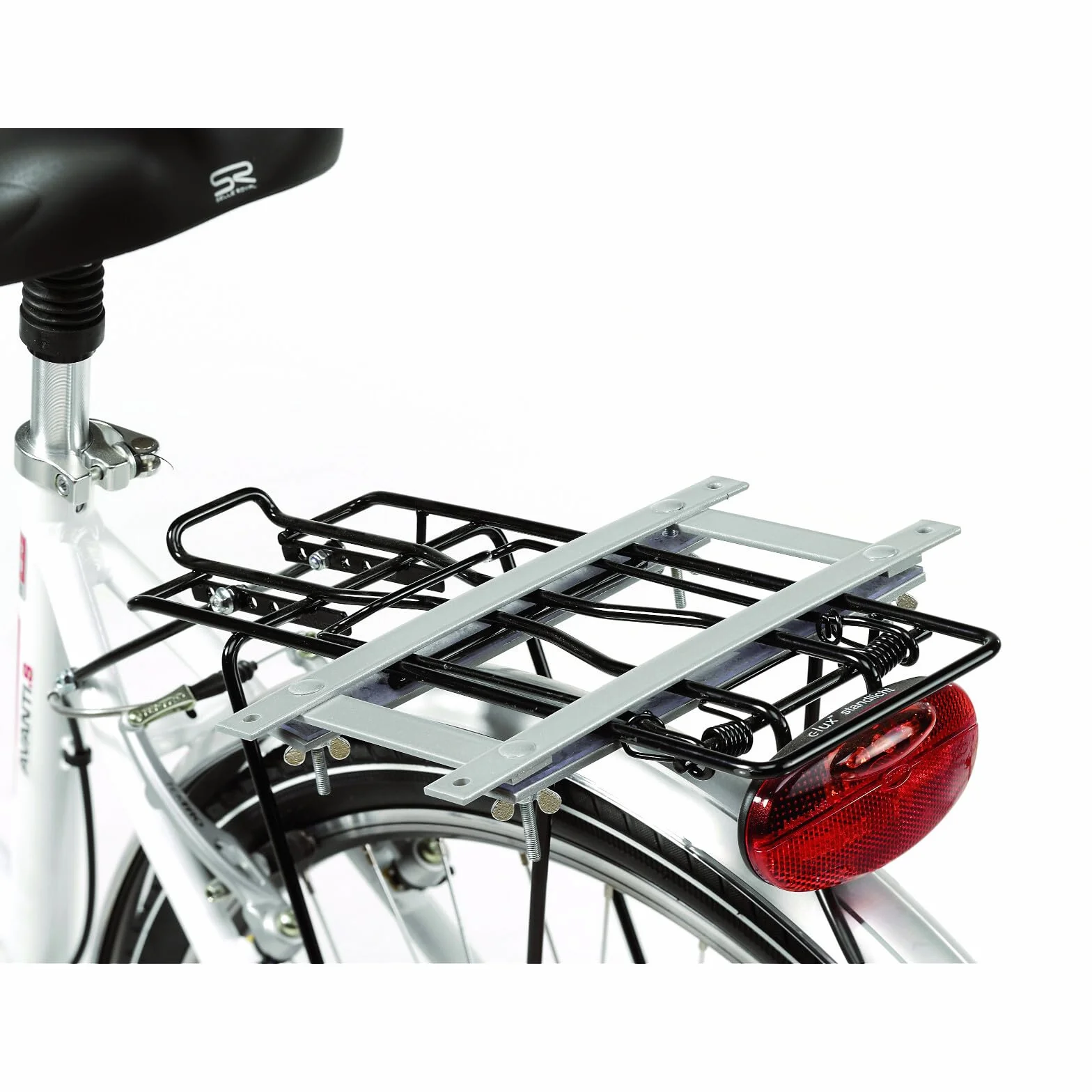 Aumüller Cestino per animali da bicicletta con supporto, lunghezza 52 cm + copertura protettiva – montaggio portapacchi