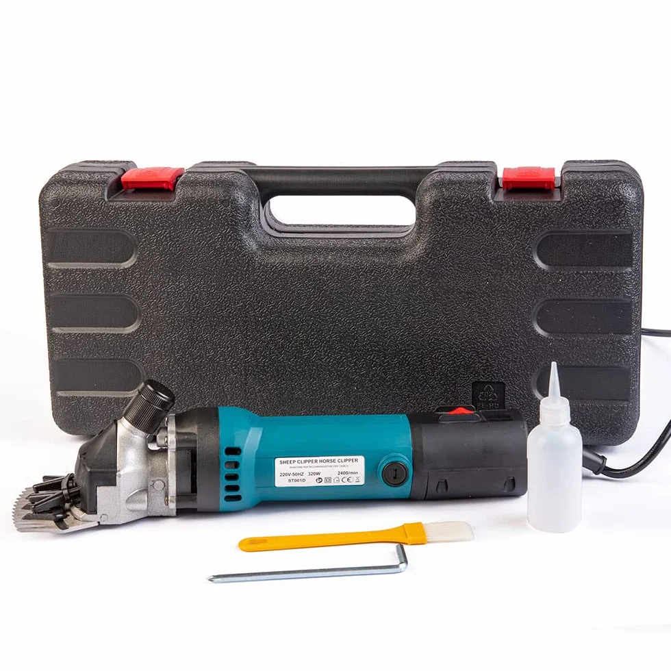 AMC Tosatrice elettrica professionale per pecore, capre, cavalli, pony, alpaca e animali di grande taglia, Tosapecore per tosatura efficiente ideale