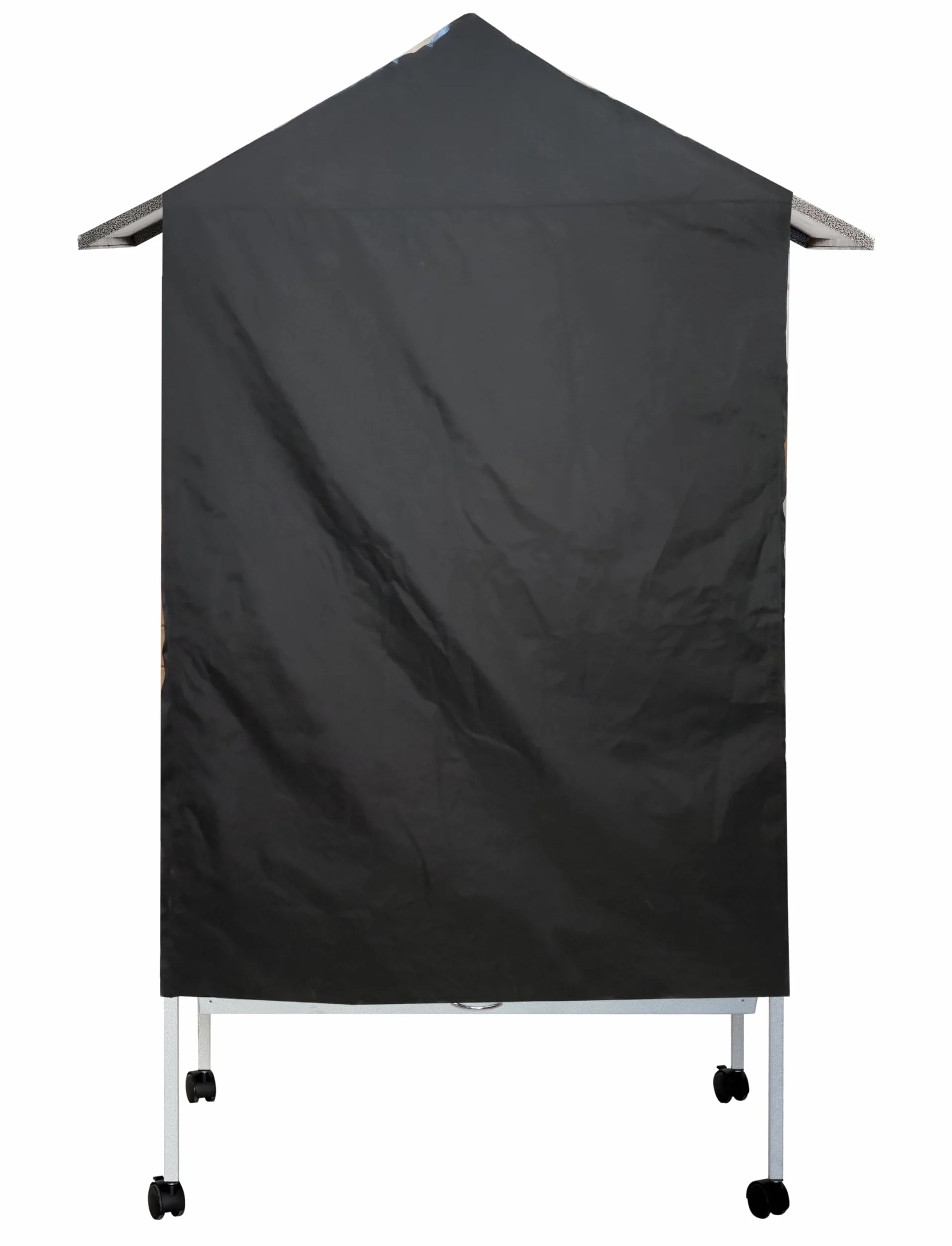 Pet's Solution - Telo Copertura Oscurante Nero per Gabbia Uccelli Petdumbo con misure interne da L90xP60xH140 cm
