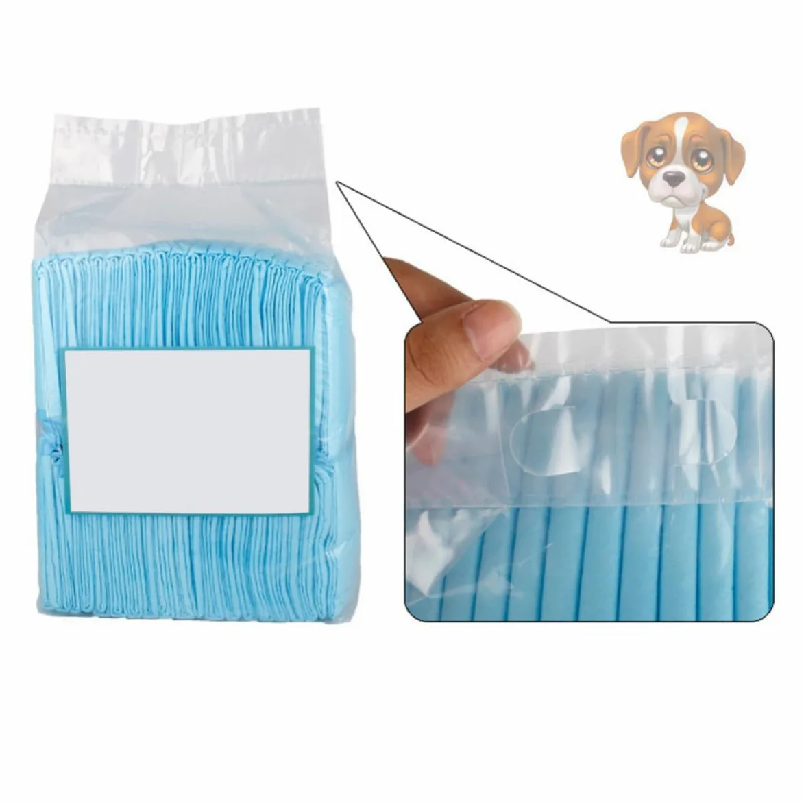 Tappetino Assorbente per Cani Blu Spesso , Xl 20 Pezzi | Tessuto Non Tessuto, 60x90cm, per Cuccioli e Cani Anziani, Uso Interno e Auto