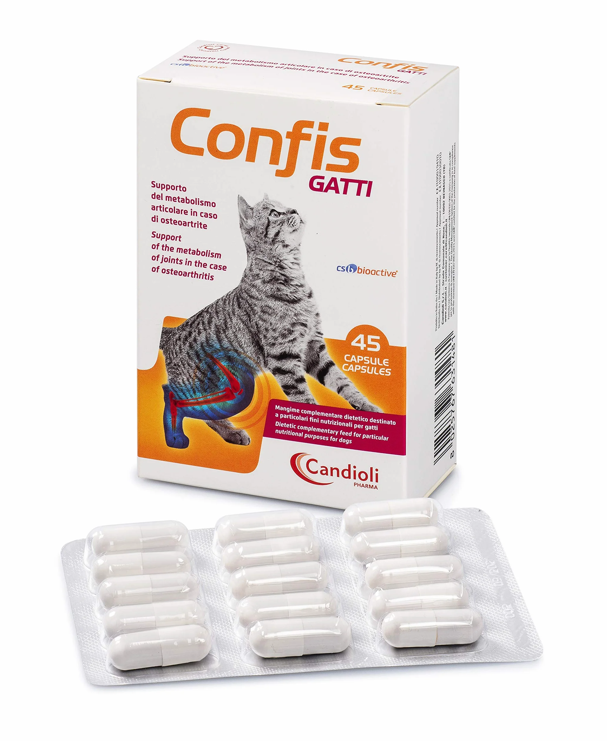 Candioli PA3148 Confis Gatti, Multicolore, 45 CPS