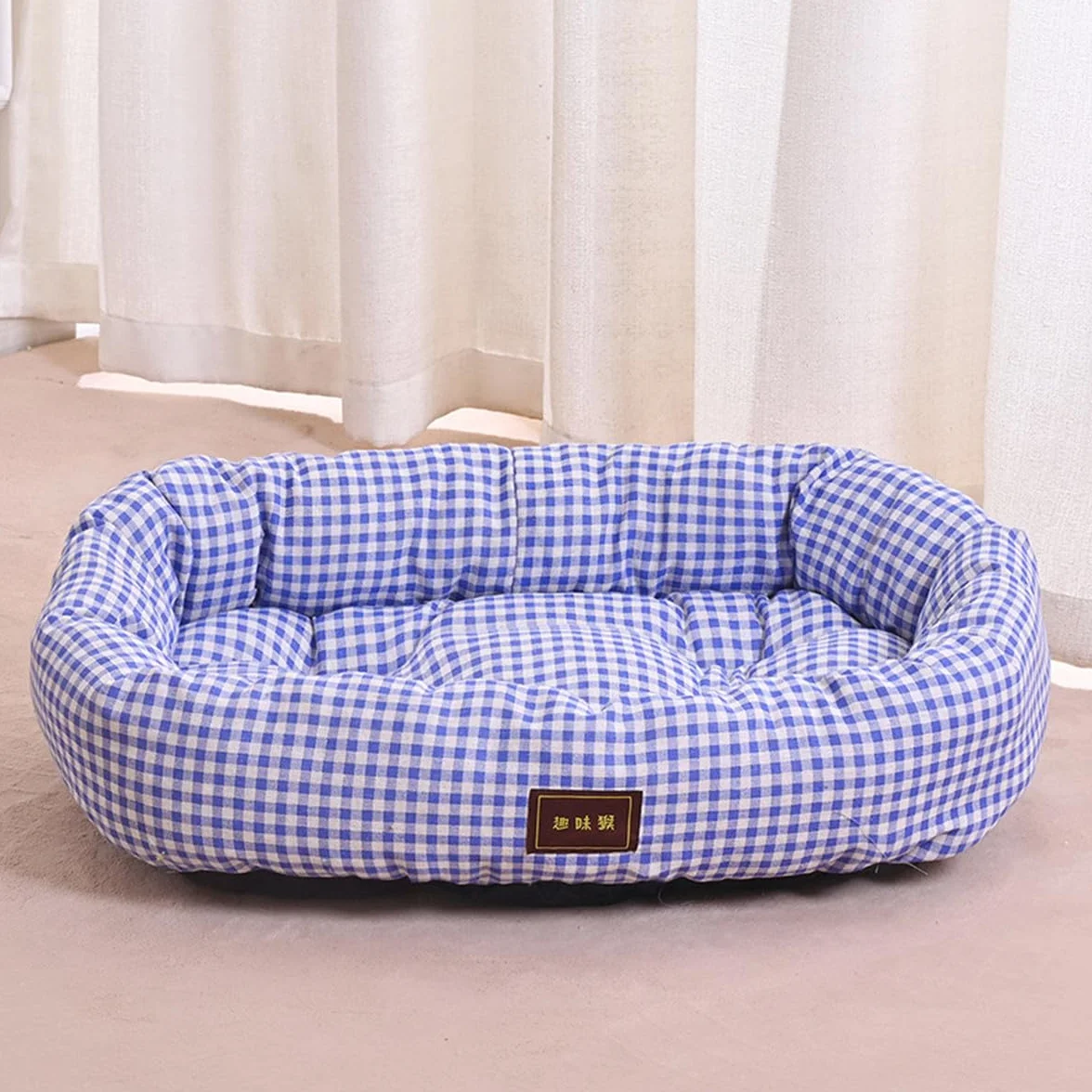 Odot Cuccia Cane Interno Taglia Grande Media Antiscivolo Lavabile Blu L