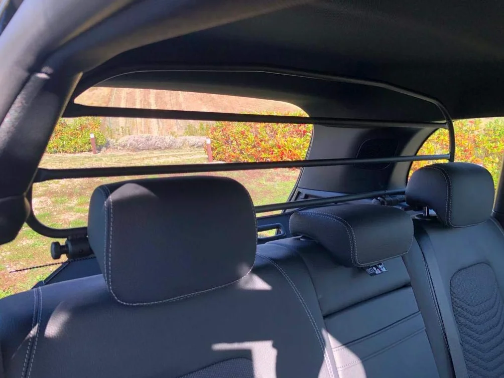 ERGOTECH Divisorio Griglia Rete Divisoria per Mercedes GLB, RDA65HBG-S, per Trasporto Cani e Bagagli