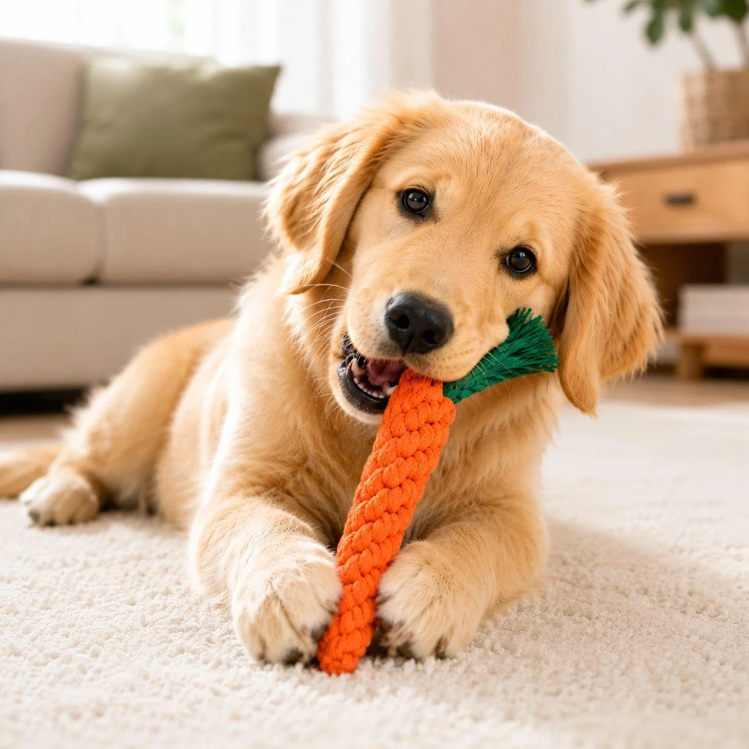 3 Pezzi di Corda per Cani, Resistente A Mordere E Digrignare I Denti, Non Facile da Rompere, Adatto per L'Uso Quotidiano di Cani di Diverse Dimensioni.