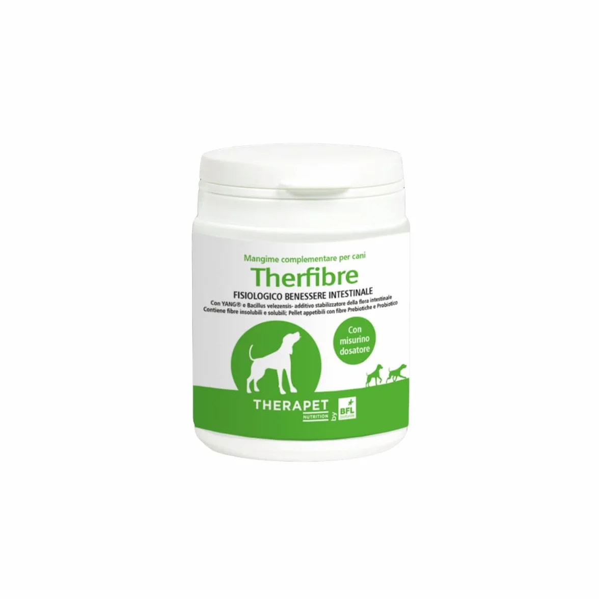 THERFIBRE 500GR - Integratore per Cani e Gatti, Probiotici appetibili - Favorisce la normale funzione dell’intestino