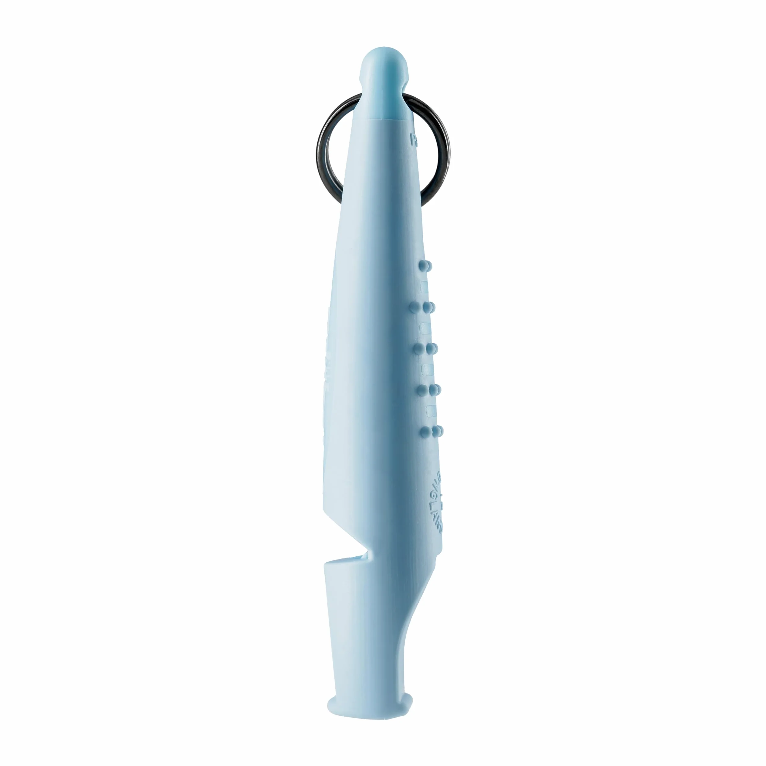 ACME Fischietto per cani n. 210,5 (aggiornamento 2023) con nastro per pipa in nero opaco | Alpha | ideale per richiamare | Ampia portata | standard di frequenza (Baby Blue)