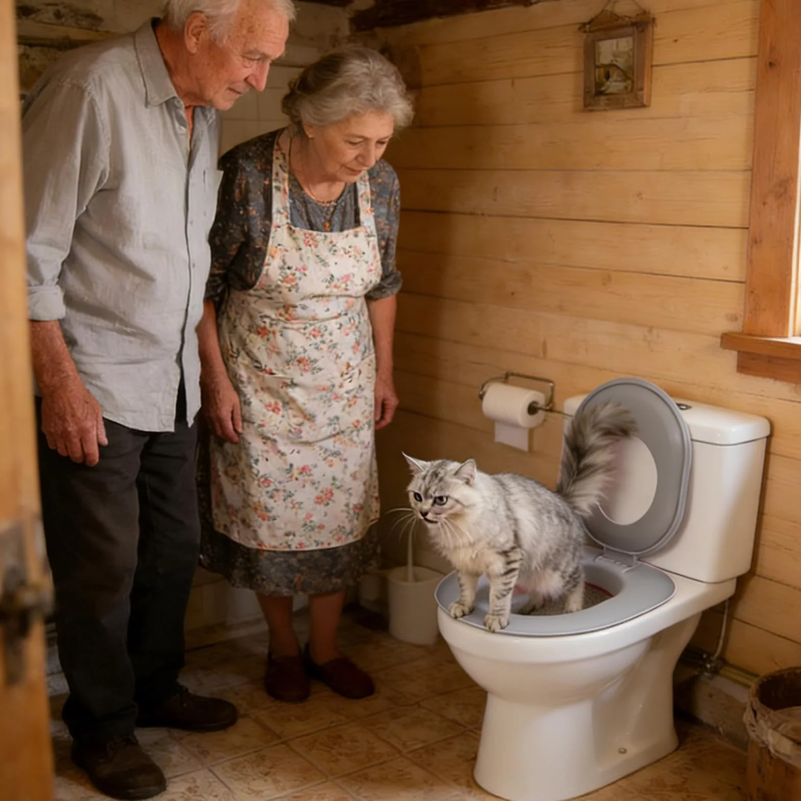 Generico Kit per l'Addestramento del Gatto al WC | rimovibile per urinaio - Kit addestramento sedile e vasino per WC gatto | Per Appartamento, Bagno, Seminterrato, Negozio di Animali, Interno e Casa