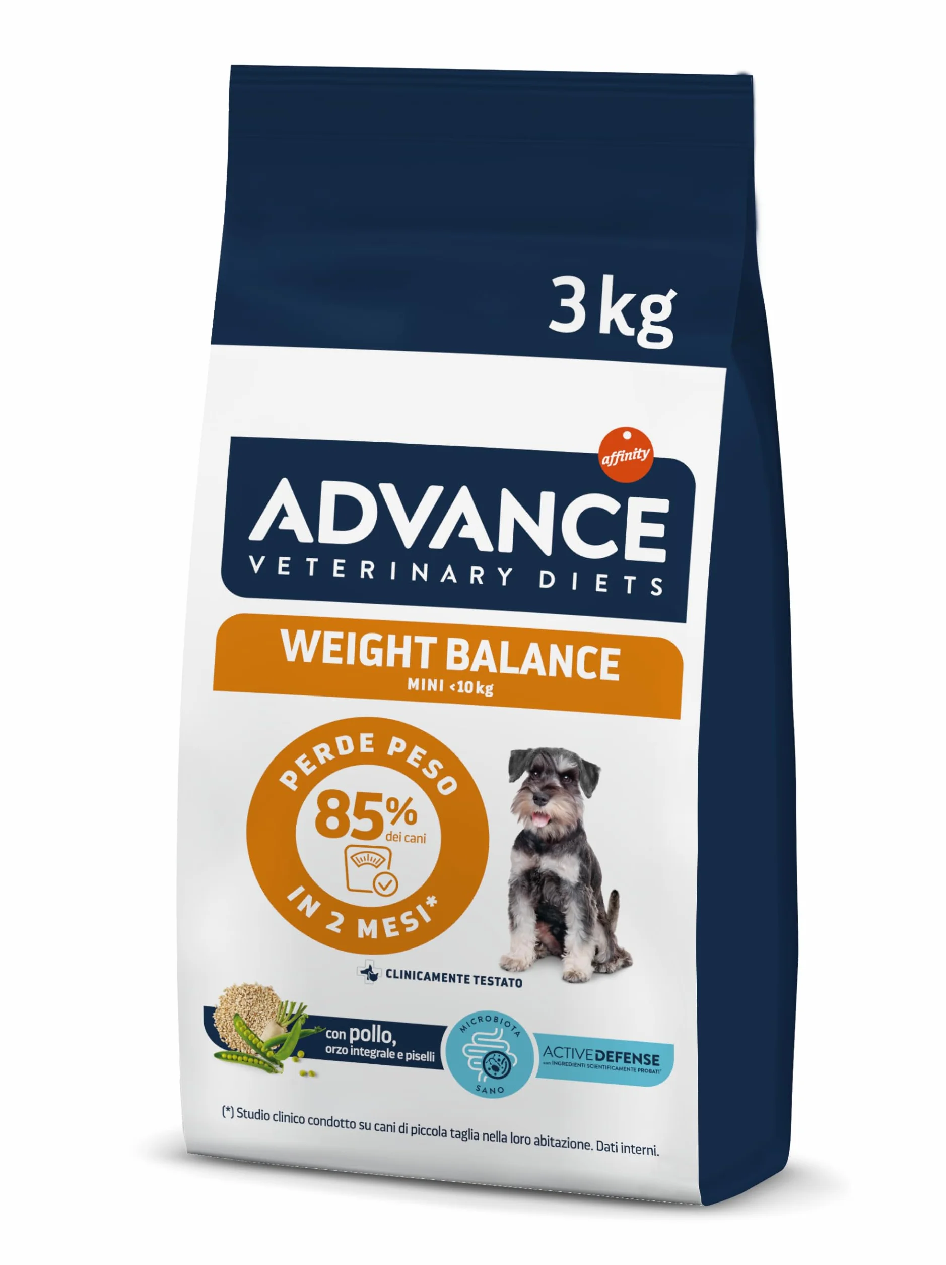 Advance Veterinary Diets Weight Balance Mini Cibo per Cani 3kg
