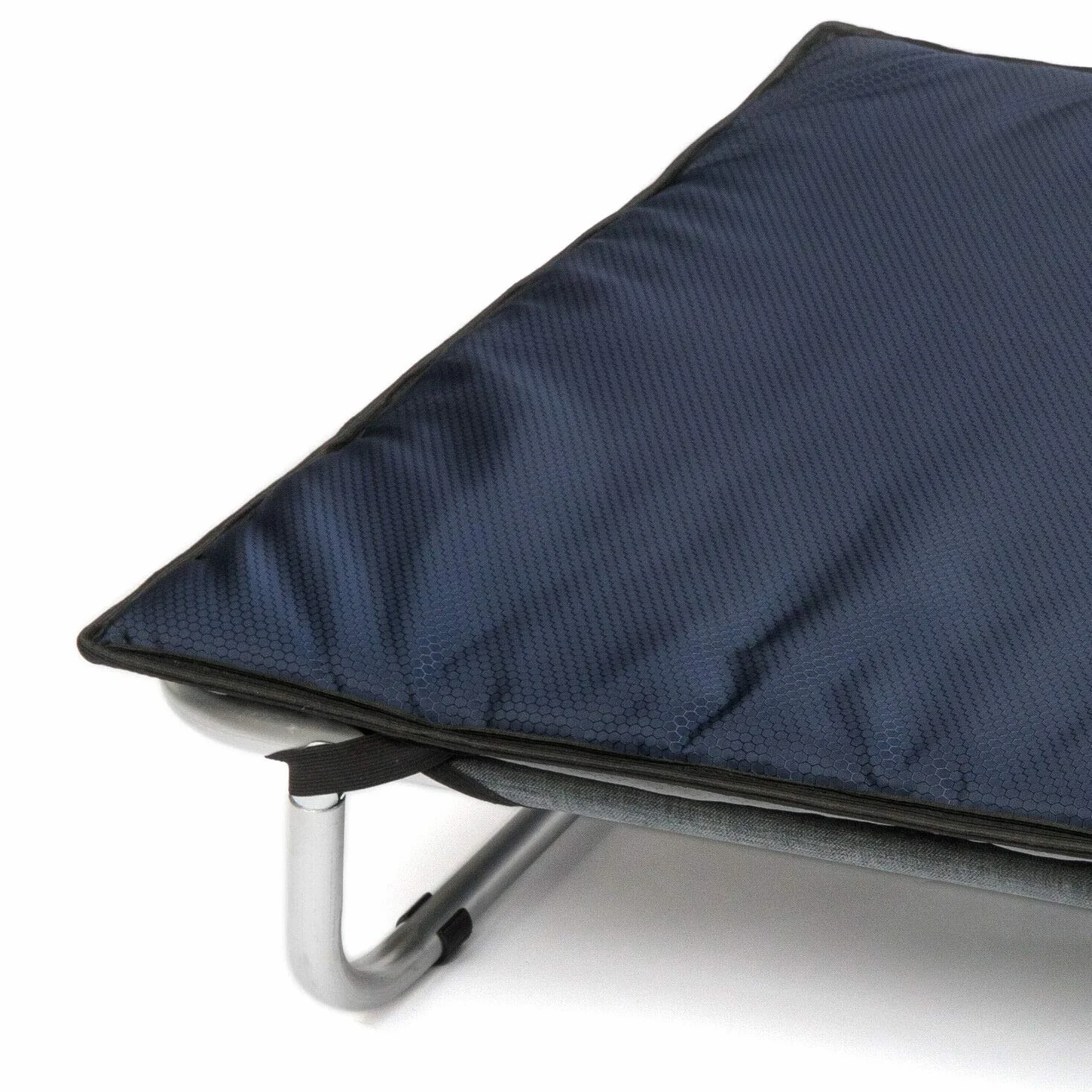 Leopet Materassino COPRIBRANDINA in Tessuto Waterproof con Elastici AI Bordi, Materassino Doubleface per Cani (55X90 cm, Blu - Grigio)