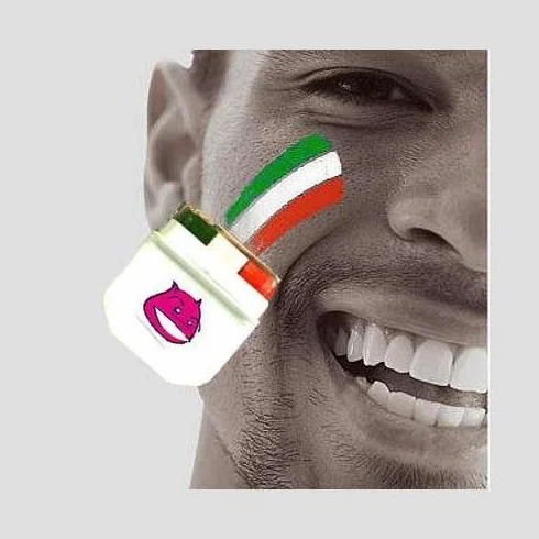 Stick make up tricolore ITALIA viso bandiera italiana